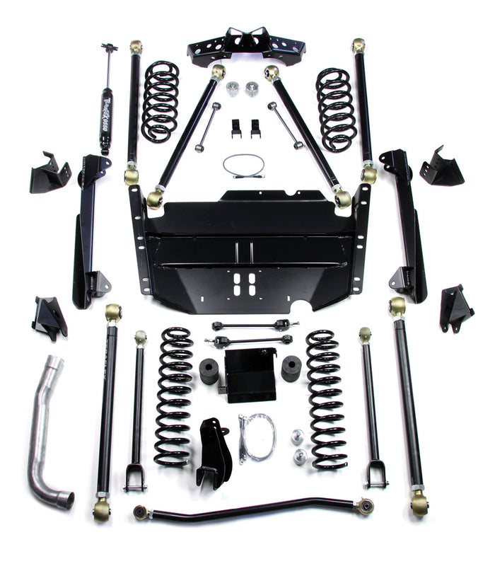 97-06 Jeep Wrangler TJ SWB 4 Inch Pro LCG Long Arm Suspension System No Shocks TeraFlex