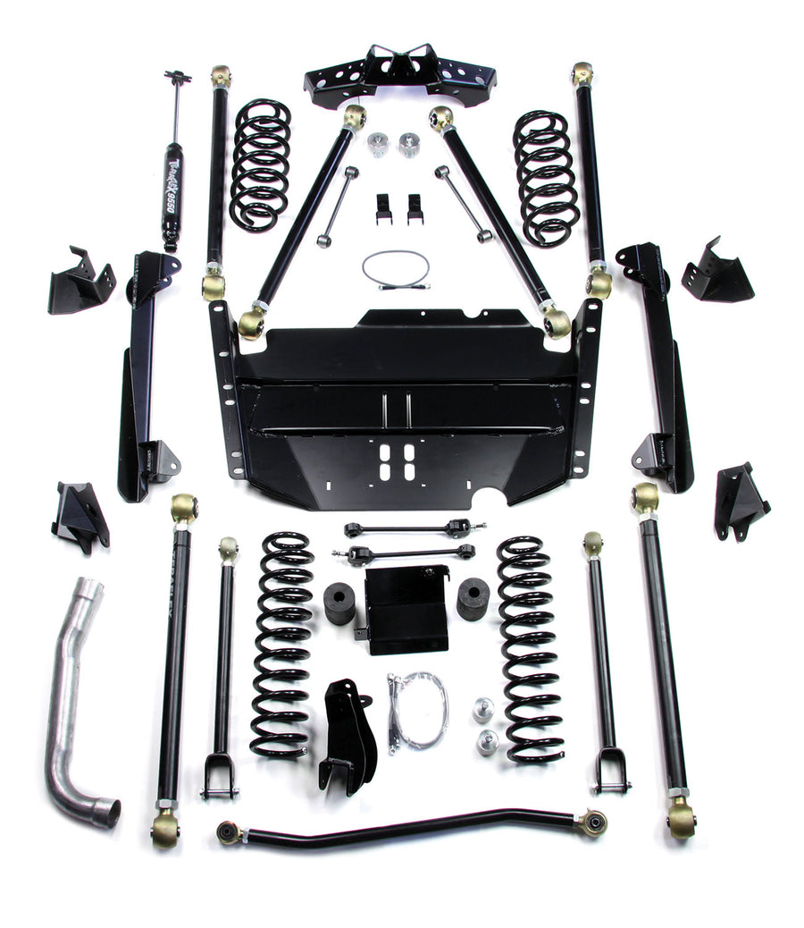 97-06 Jeep Wrangler TJ SWB 4 Inch Pro LCG Long Arm Suspension System No Shocks TeraFlex