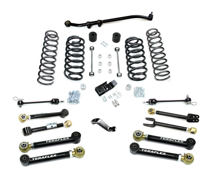 97-06 Jeep Wrangler TJ 4 Inch Suspension System w/ 8 Short Control Arms No Shocks TeraFlex
