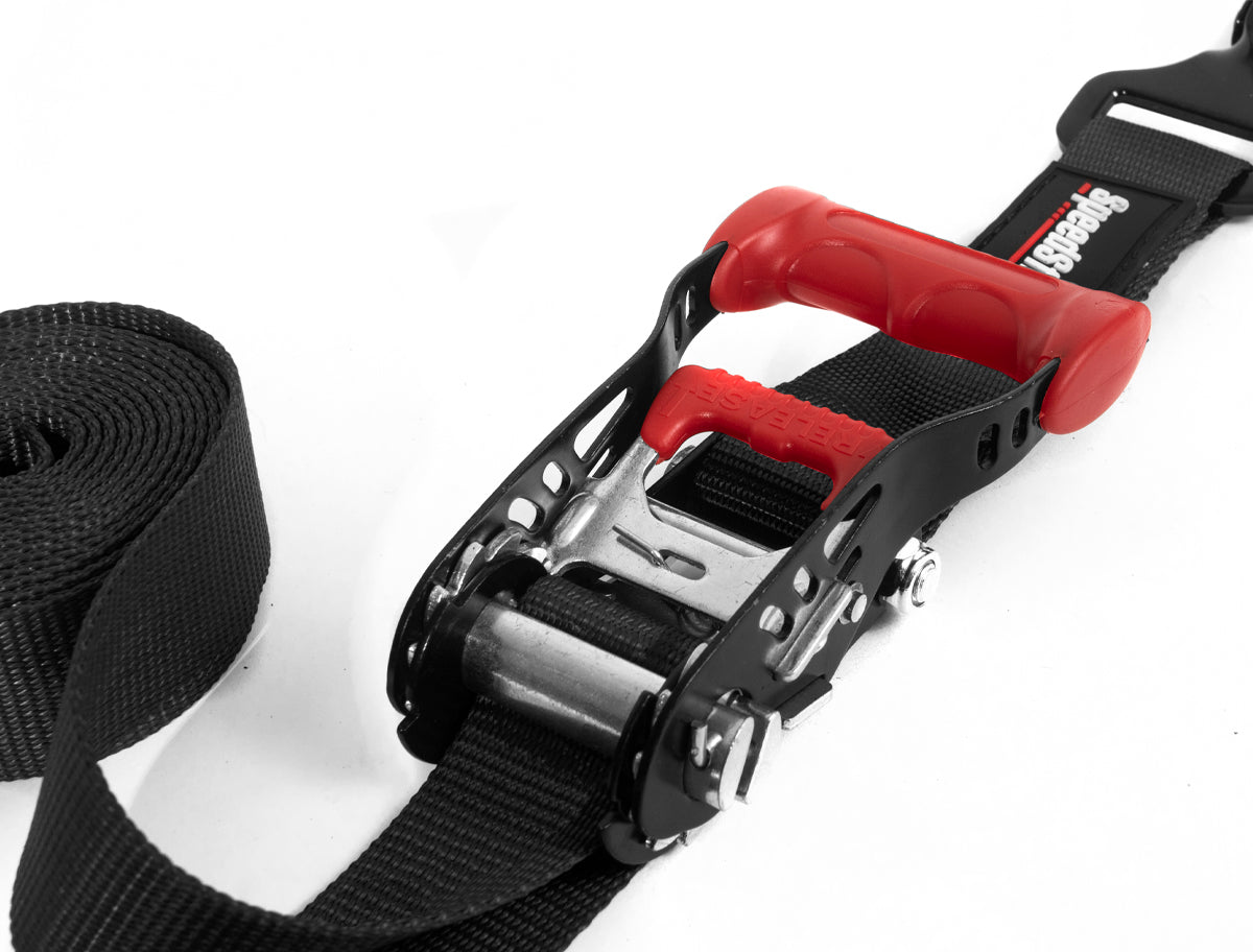1.5 Inch x 10' Ratchet Tie-Down w/ Soft-Tie 2 Pack SpeedStrap