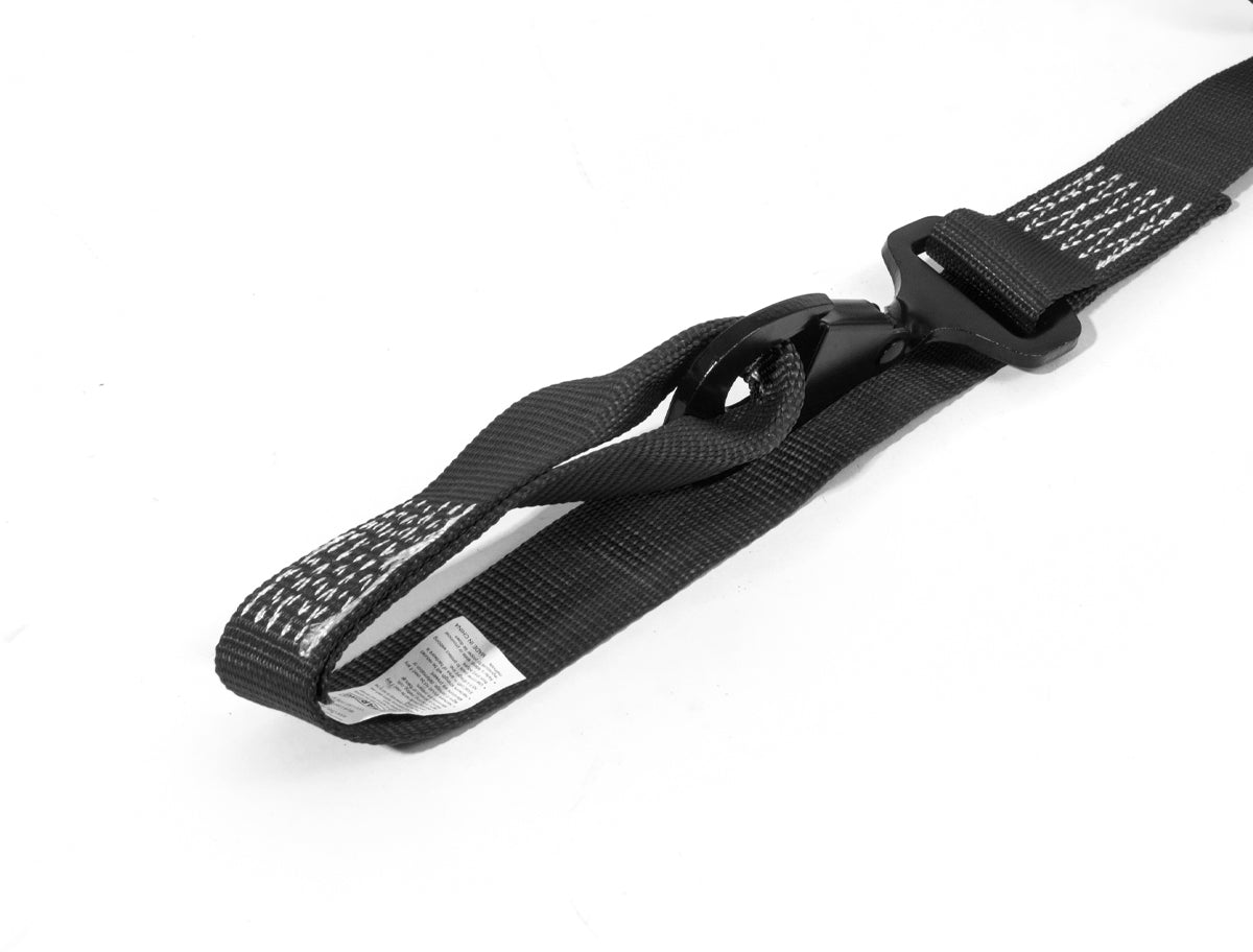 1.5 Inch x 10' Ratchet Tie-Down w/ Soft-Tie 2 Pack Black SpeedStrap