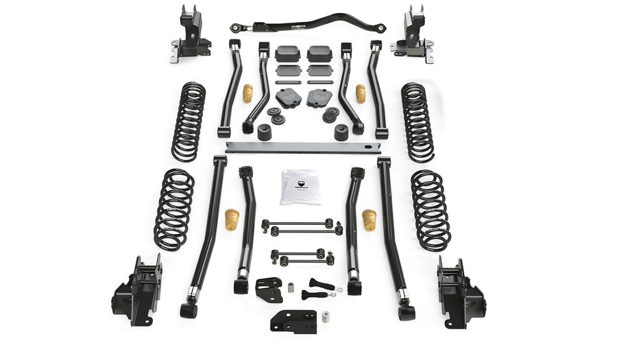 18-Up Wrangler JL 4 Door 4.5 Inch Alpine CT4 Long Arm Suspension System No Shocks TeraFlex