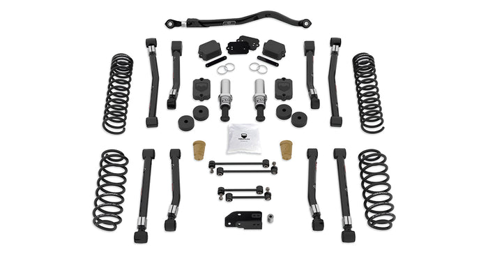 18-Up Wrangler JL 4 Door 2.5 Inch Alpine RT2 Short Arm Suspension System No Shocks TeraFlex