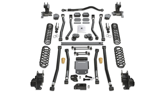 18-Up Wrangler JL 4 Door 4.5 Inch Alpine RT4 Long Arm Suspension System No Shocks TeraFlex
