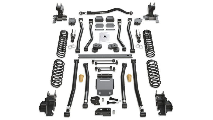18-Up Wrangler JL 4 Door 4.5 Inch Alpine RT4 Long Arm Suspension System No Shocks TeraFlex