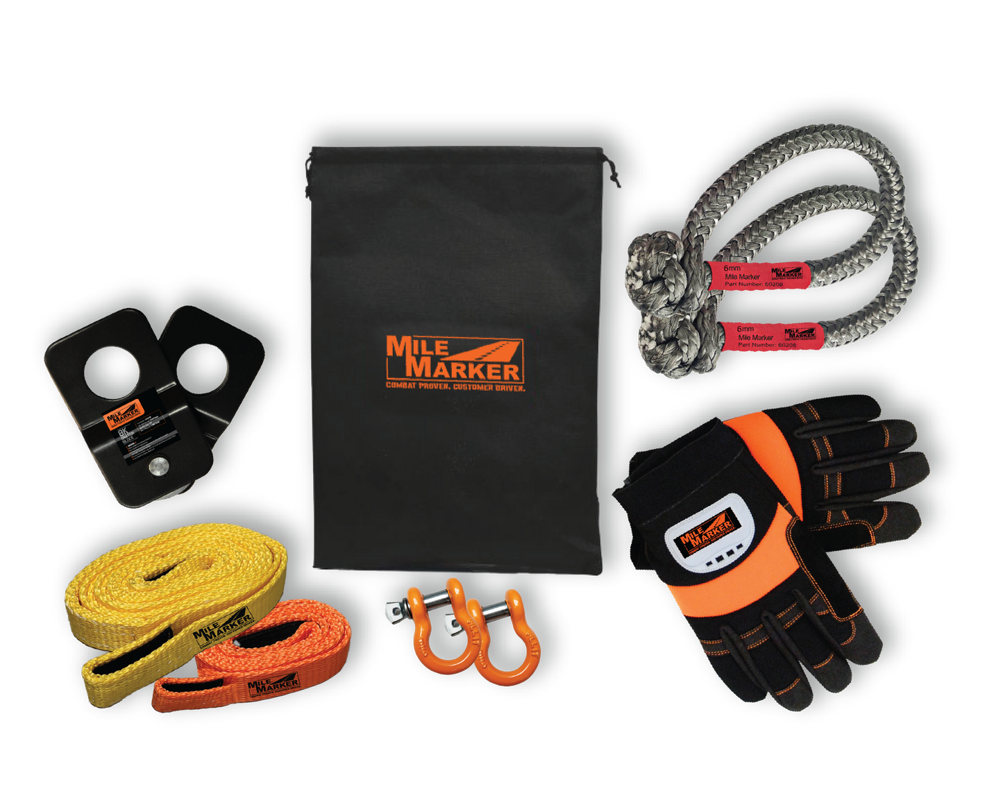 Rhino Pull 8 Piece Rigging Kit with Bag Mile Marker