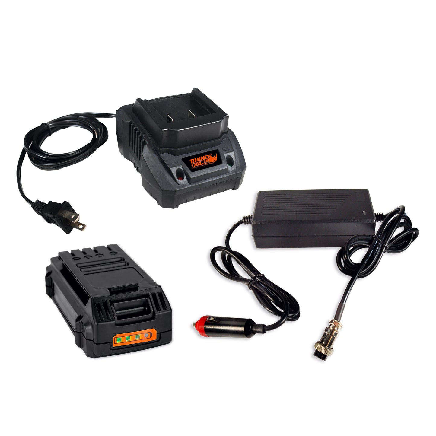 Rhino Pull 1000 Power Kit with Vehicle Charger/Inverter Mile Marker