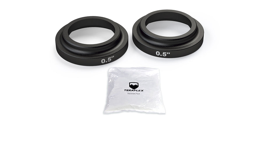 20-Up Jeep Gladiator 0.5 Inch Bump Stop Strike Pad Shim Kit Rear Upper TeraFlex