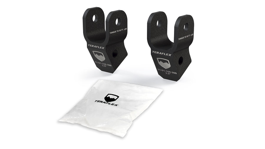 18-Up Wrangler JT/Gladiator 2 Inch Shock Extension Kit Front 2-2.5 Inch Lift TeraFlex