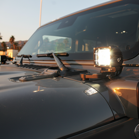 2018–2026 Jeep Wrangler JL/JLU Ditch Light Pods (Brackets Not Included)