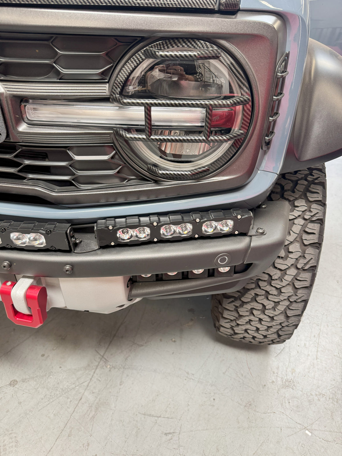 Bronco Raptor Light Bar Extensions | 2022+ Ford