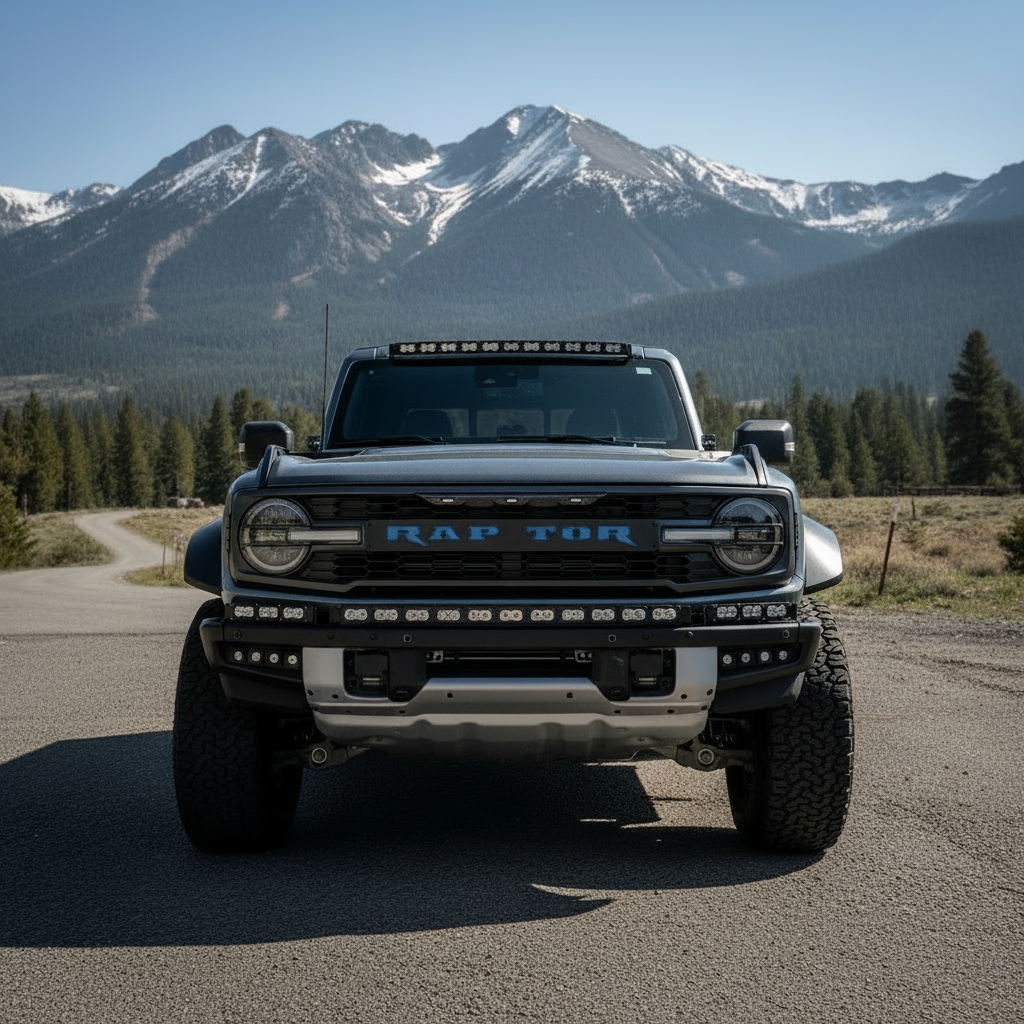 Bronco Raptor Light Bar Extensions | 2022+ Ford