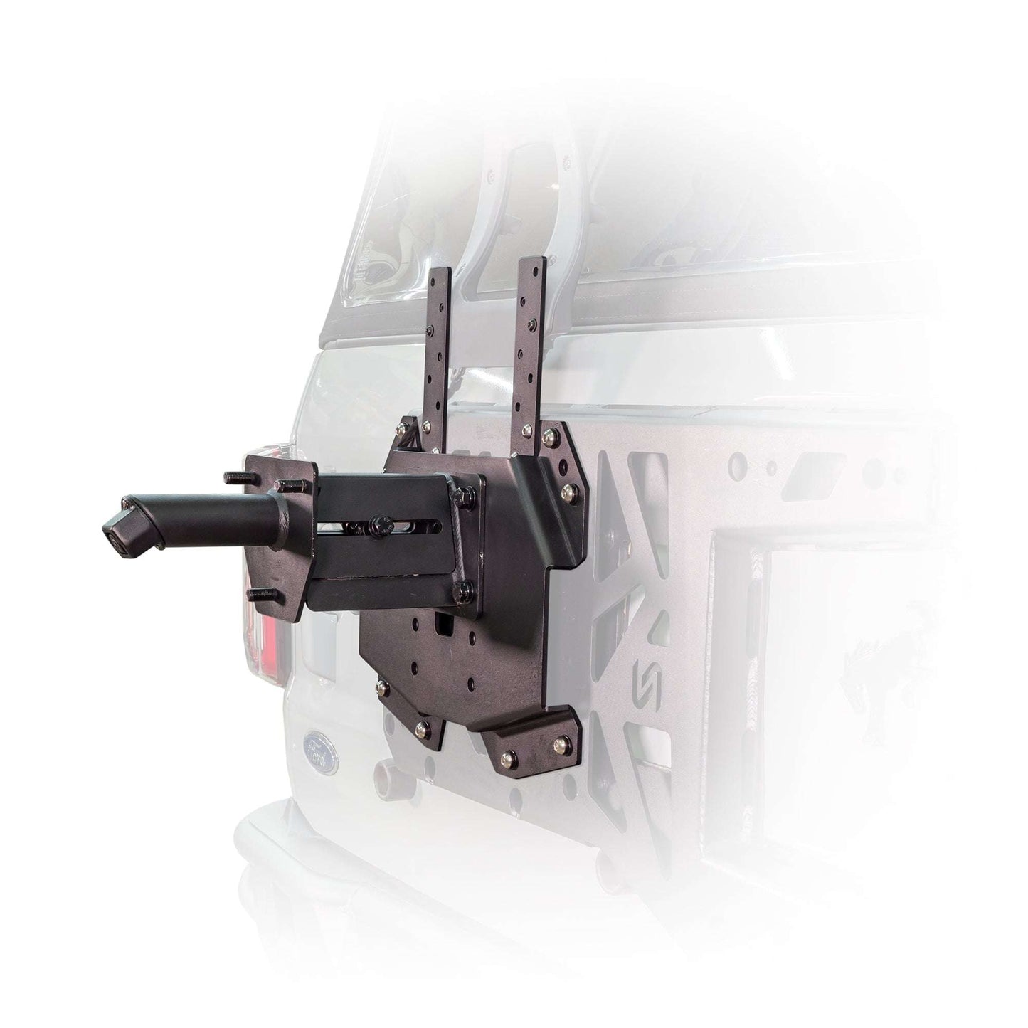 Adjustable Tire Carrier and Camera Mount for Ford Bronco