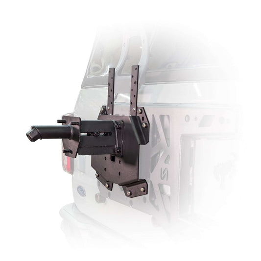Adjustable Tire Carrier and Camera Mount for Ford Bronco