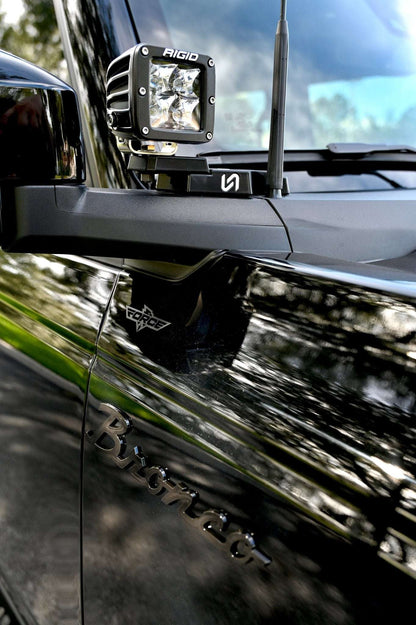 Billet Mirror Light Mounts for Ford Bronco