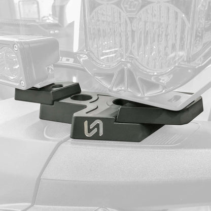 Billet Mirror Light Mounts for Ford Bronco