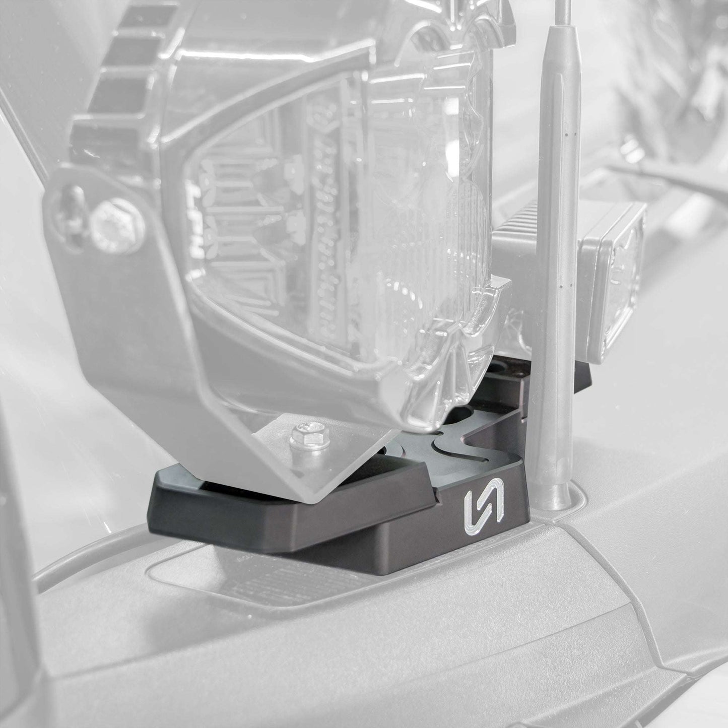 Billet Mirror Light Mounts for Ford Bronco