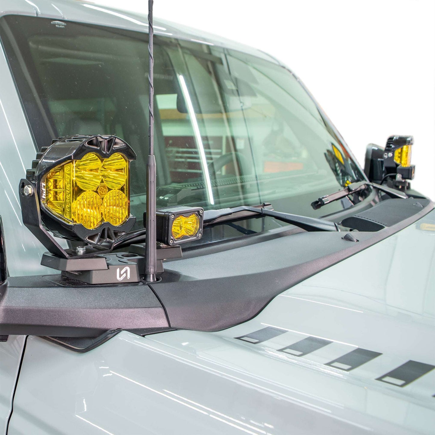 Billet Mirror Light Mounts for Ford Bronco