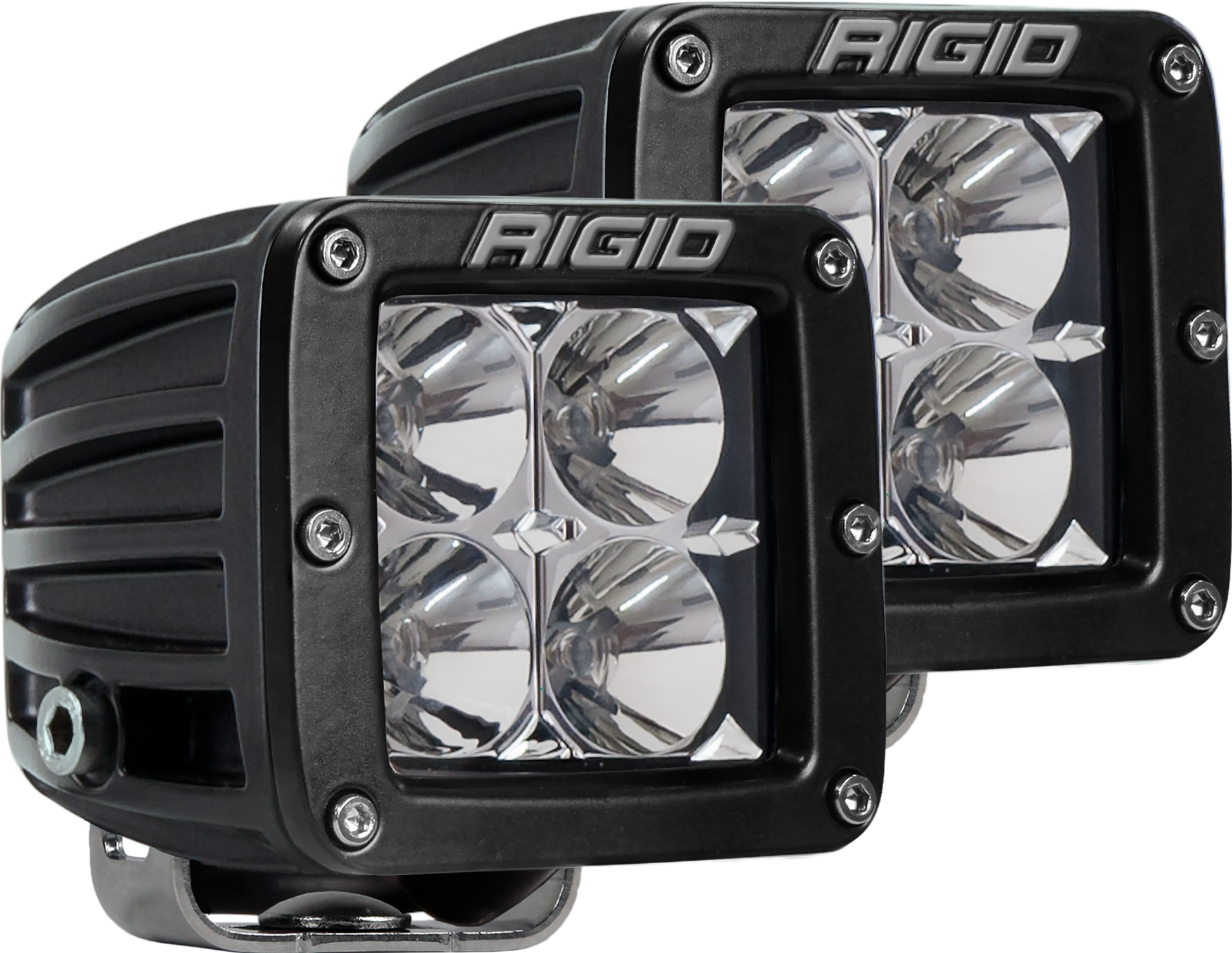 Flood Surface Mount Black Pair D-Series Pro RIGID Industries - Default Title