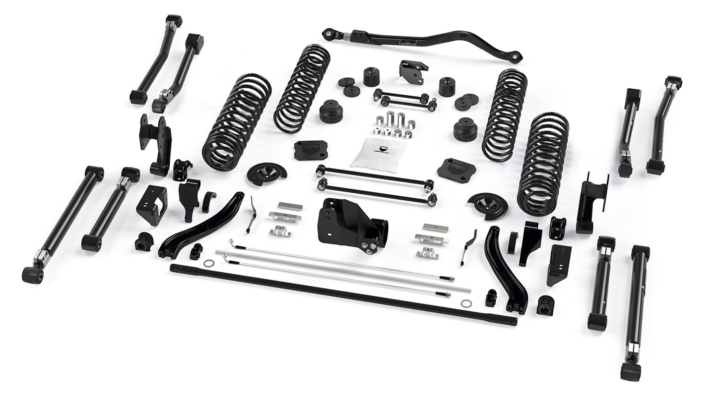 20-Up Jeep Gladiator 3.5 Inch Alpine CT3 Short Arm Extended-Travel Suspension System No Shocks TeraFlex
