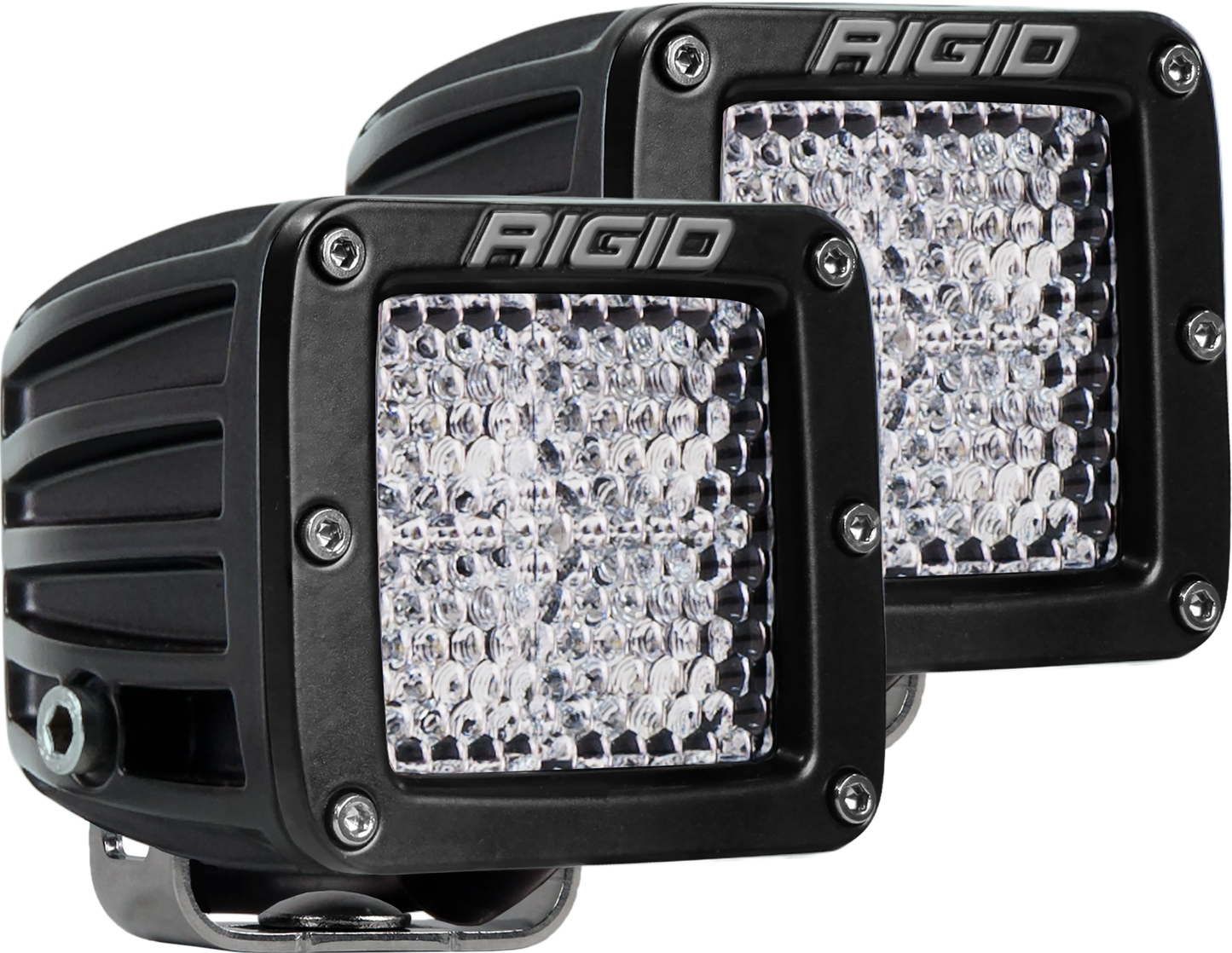 Diffused Surface Mount Black Pair D-Series Pro RIGID Industries - Default Title