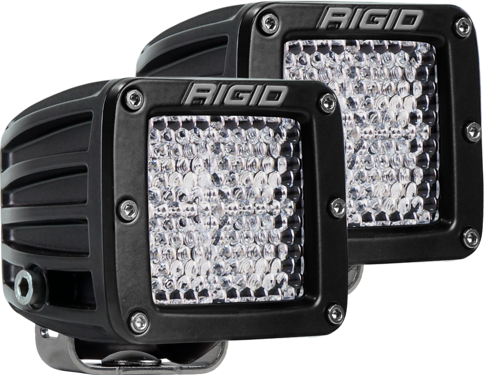 Diffused Surface Mount Black Pair D-Series Pro RIGID Industries - Default Title