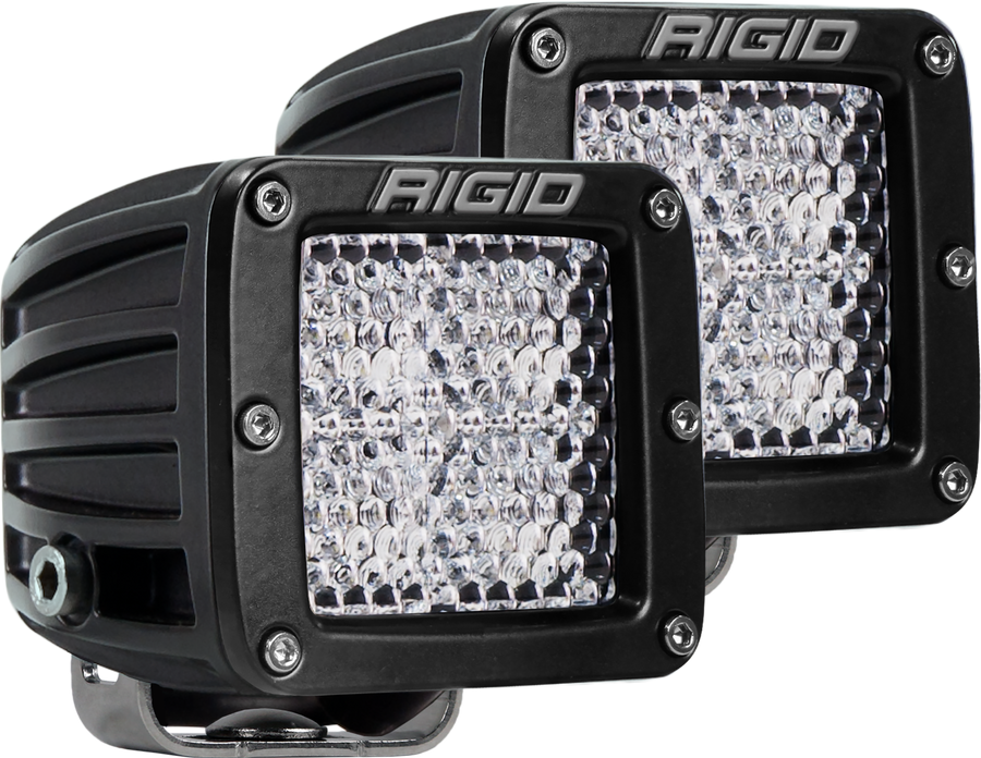 Diffused Surface Mount Black Pair D-Series Pro RIGID Industries - Default Title