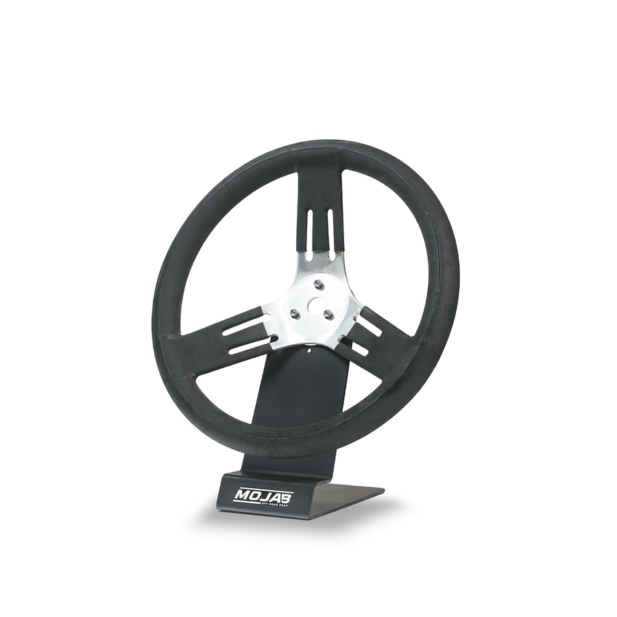 MOJAB 13" Aluminum Steering Wheel – 3-Bolt Pattern (Extended coating spokes)