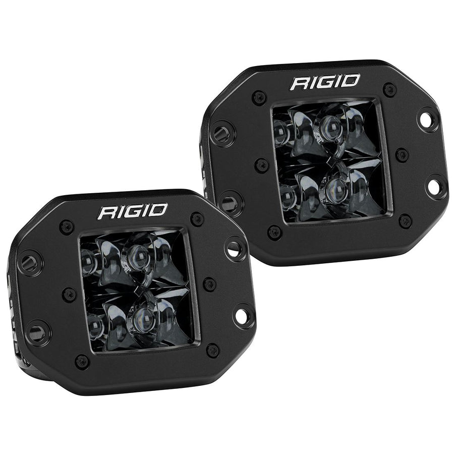 Spot Flush Mount Midnight Pair D-Series Pro RIGID Industries - Default Title