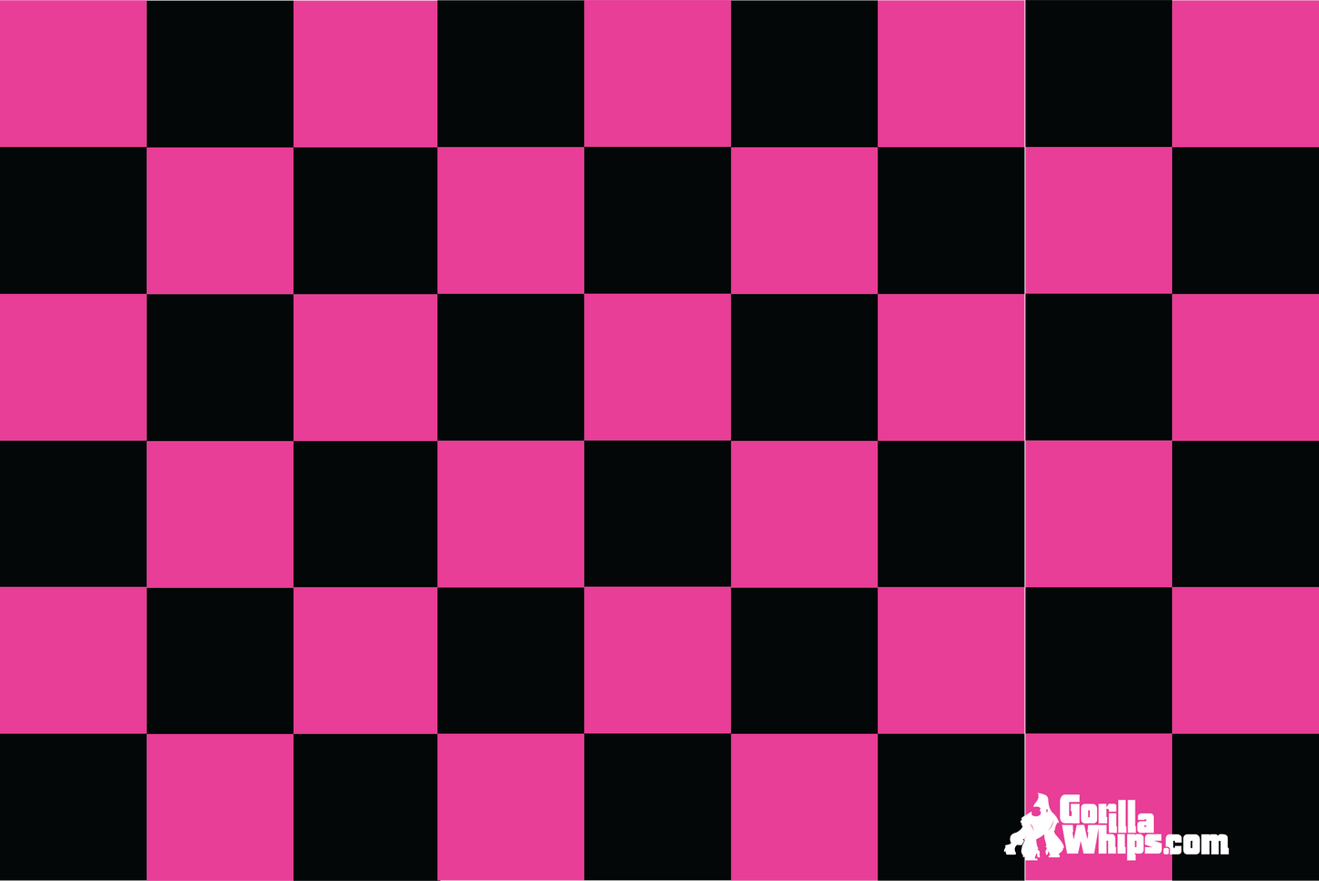 Pink Checker 12x18 Grommet Whip Flag