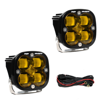 Squadron SAE Pair LED Spot Baja Amber Baja Designs - 257811