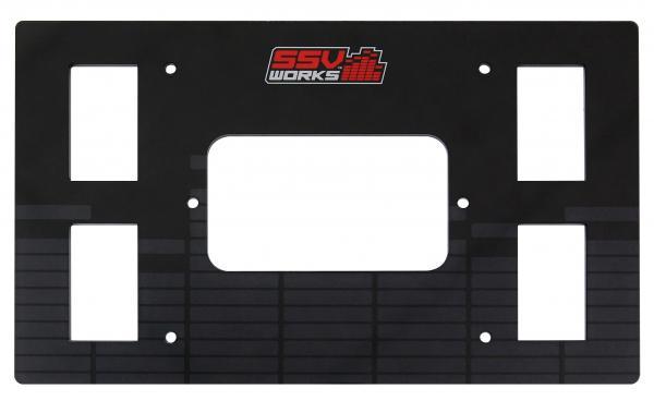 SSV Works MRB3 Bluetooth Media Controller Dash Mounting Kit for Polaris RZR XP 1000