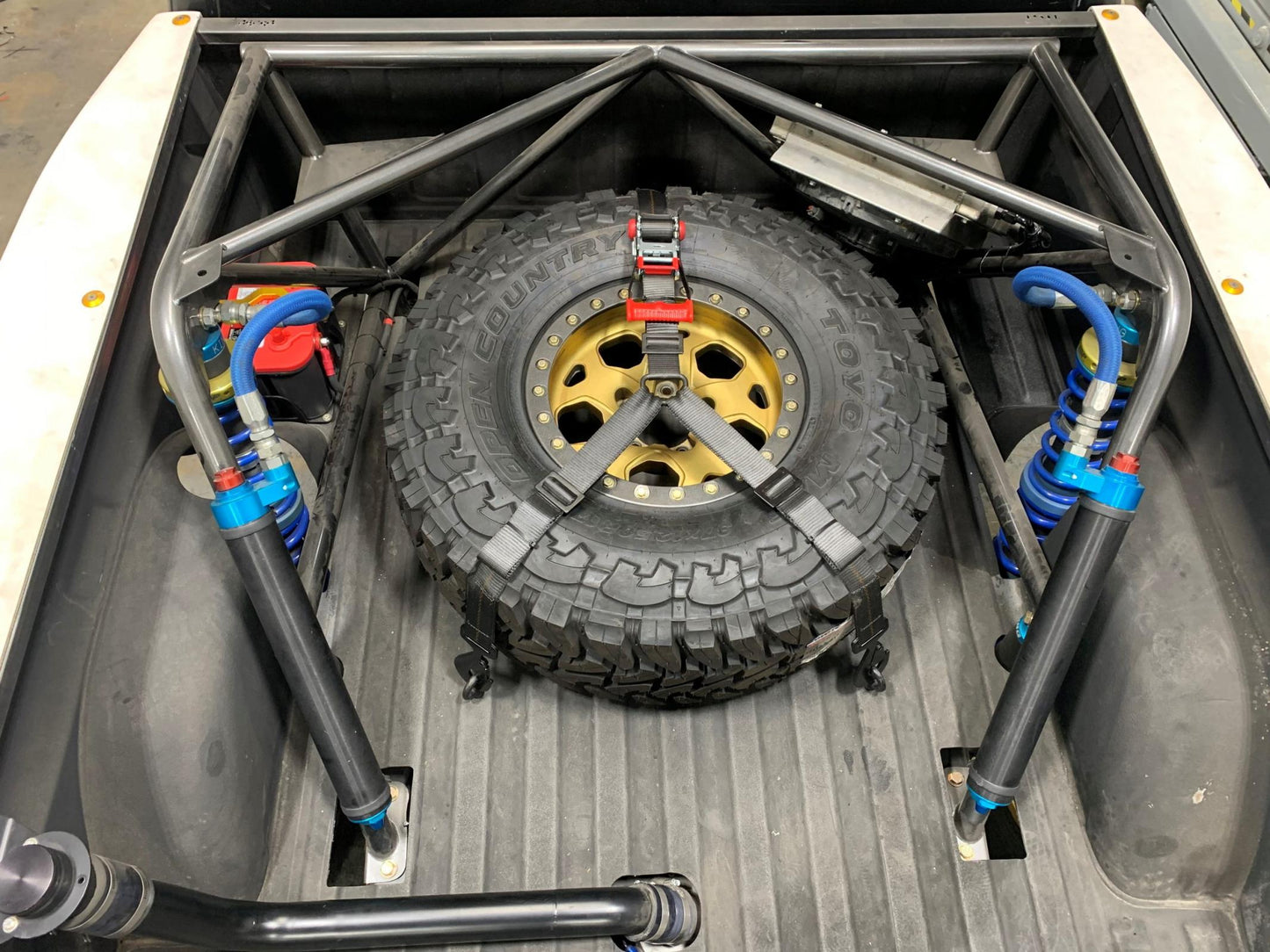 2 Inch HD 3-Point Spare Tire Tie-Down with Swivel Hooks SpeedStrap