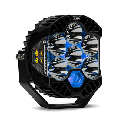 LP6 Pro LED Auxiliary Light Pod Light Pattern Driving/Combo Blue Backlight Baja Designs - 270015
