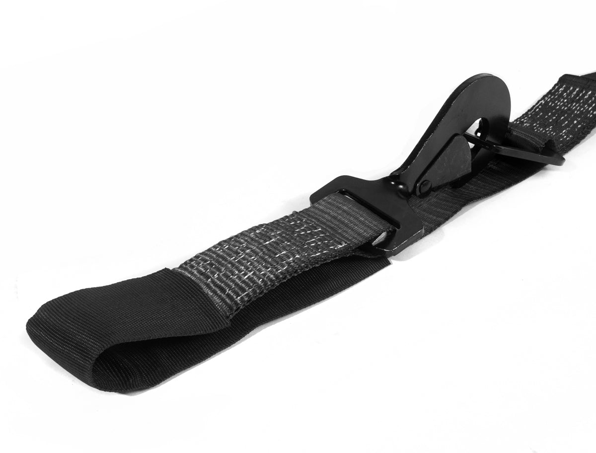 2 Inch x 10' Ratchet Tie Down w/ Twisted Snap Hooks and Axle Strap Combo SpeedStrap