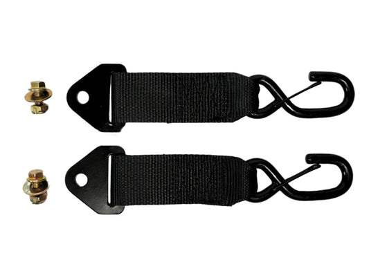 2 Inch x 10 Inch S-Hook Adapters for Retractable Tie-Down Straps 2 Pack SpeedStrap