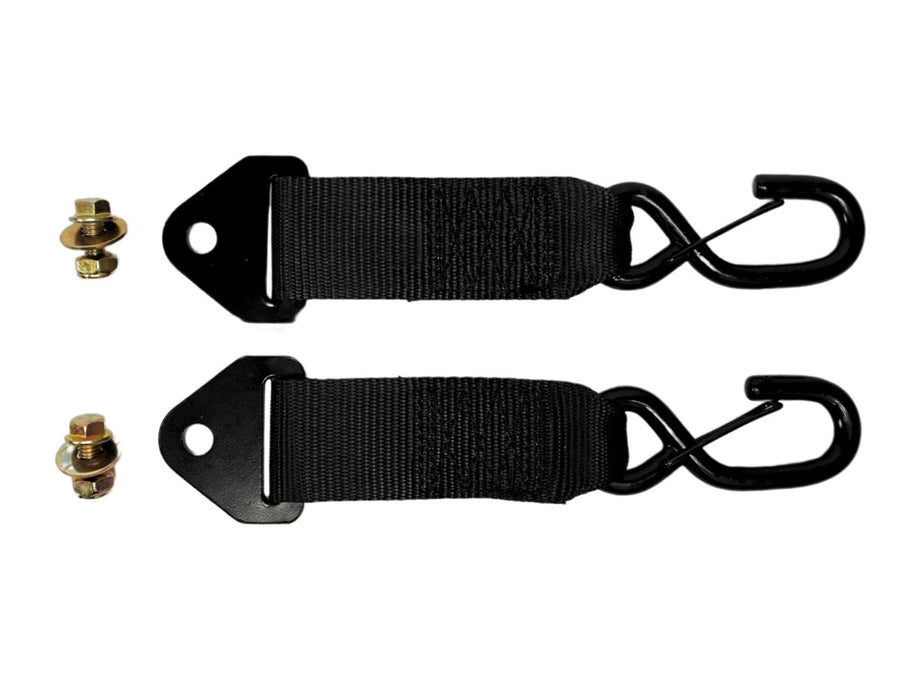 2 Inch x 10 Inch S-Hook Adapters for Retractable Tie-Down Straps 2 Pack SpeedStrap