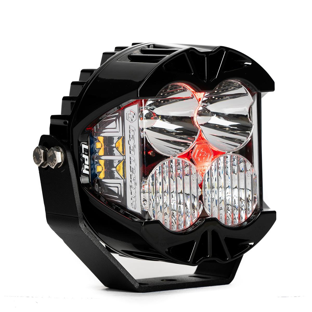 LP4 Pro LED Auxiliary Light Pod Light Pattern Driving/Combo Red Backlight Baja Designs - 290014