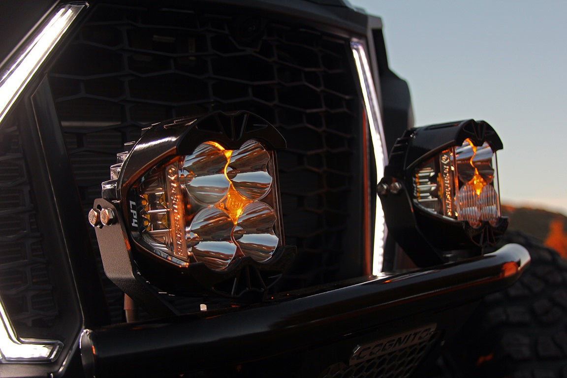 LP4 Pro LED Driving/Combo Baja Amber Lens Pair Baja Designs - 297813