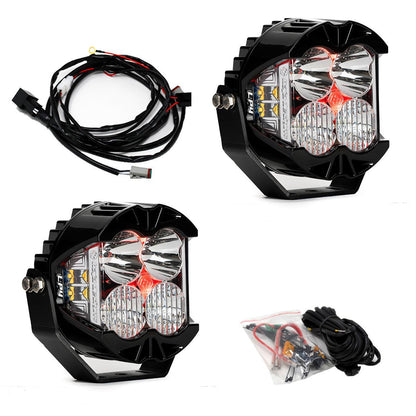 LP4 Pro LED Auxiliary Light Pod Pair Light Pattern Driving/Combo Red Backlight Baja Designs - 297814