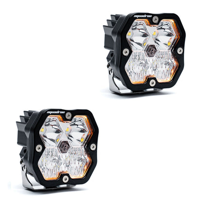Baja Designs Squadron 2.0 Sport Black LED Auxiliary Light Pod Pair - Universal