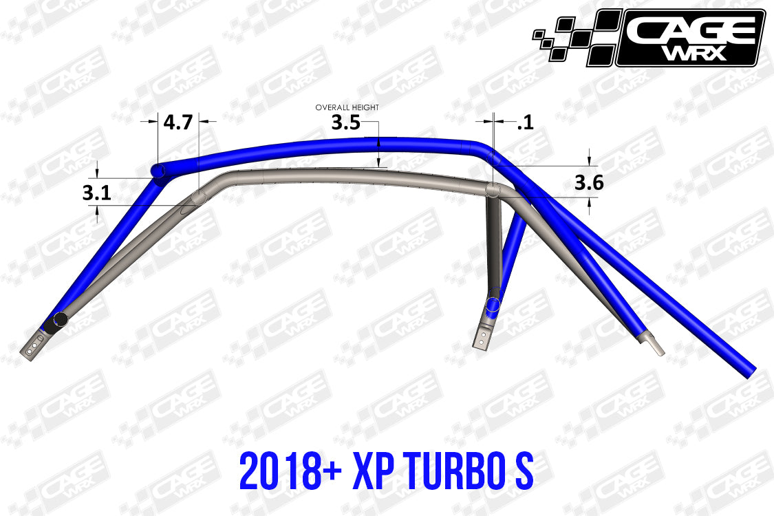 Polaris RZR XP / Turbo S (2019-2023) Roll Cage KIT | "SUPER SHORTY"
