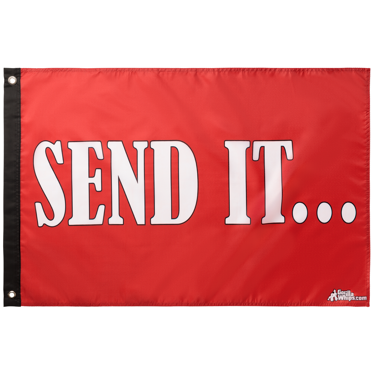 Send It Red 2x3 Grommet Whip Flag