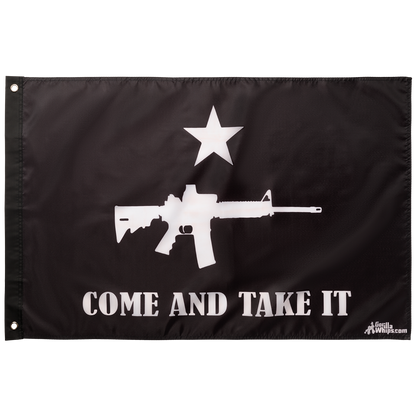 Come And Take It- Gun 2x3 Grommet Whip Flag