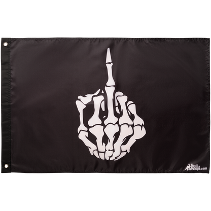 Skeleton Birdie 2x3 Grommet Whip Flag