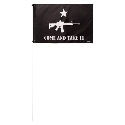 Come And Take It- Gun 2x3 Grommet Whip Flag