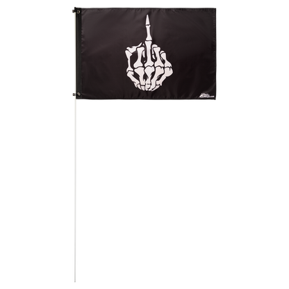 Skeleton Birdie 2x3 Grommet Whip Flag