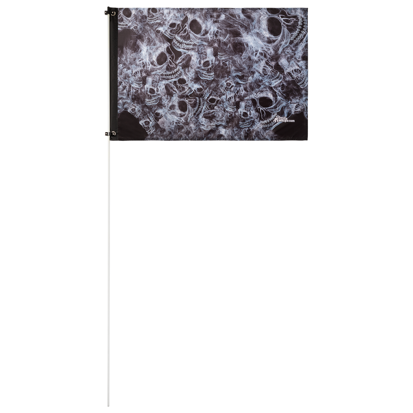 Smoke Skull 2x3 Grommet Whip Flag