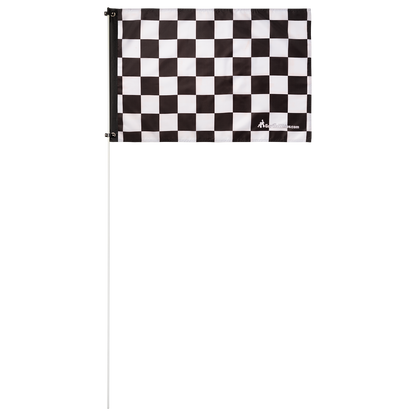 Black & White Checkered 2x3 Grommet Whip Flag