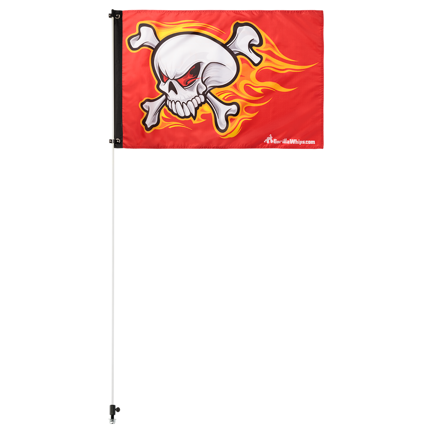 Flying Skull 2x3Grommet Whip Flag